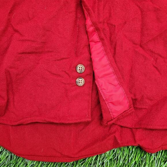 Vintage Pendleton Wool Button Shirt M/L 22x28 Elbow-Patch USA - Picture 13 of 15